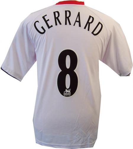 Le maillot de Steven Gerrard